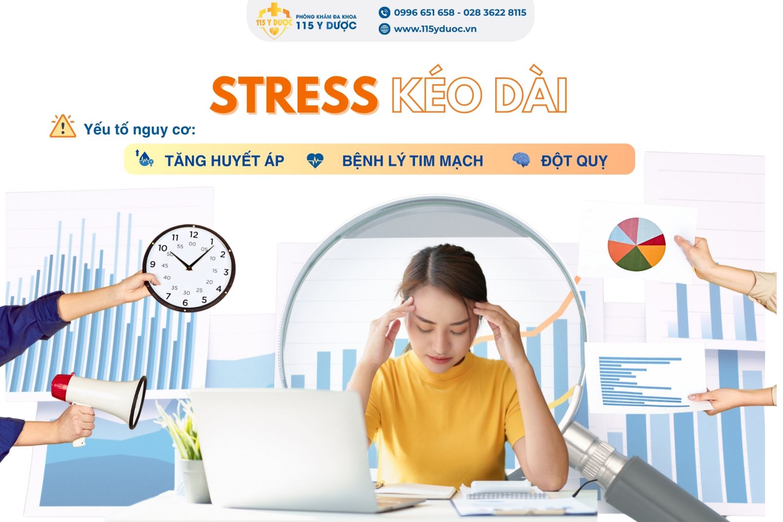 STRESS KÉO DÀI KẺ THÙ THẦM LẶNG CỦA BỆNH TIM MẠCH